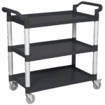 Carro multiuso LUSTER Negro - 102 x 50 x 96 cm